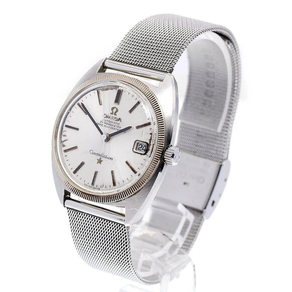 OMEGA Constellation 168.027 Cal.564 WG bezel Silver Dial Automatic Men's